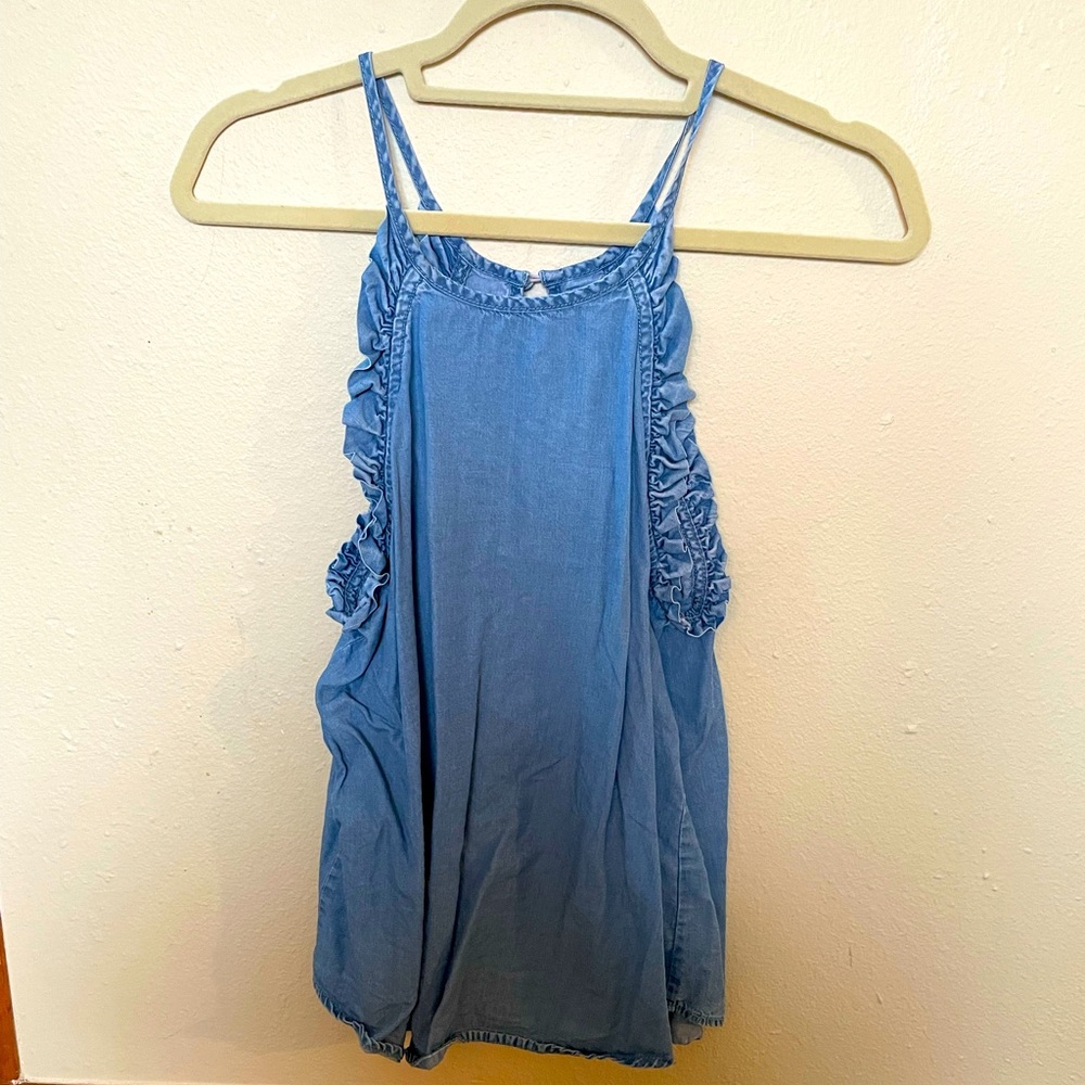 Small Alar’d State Blue Jean Tank Top
